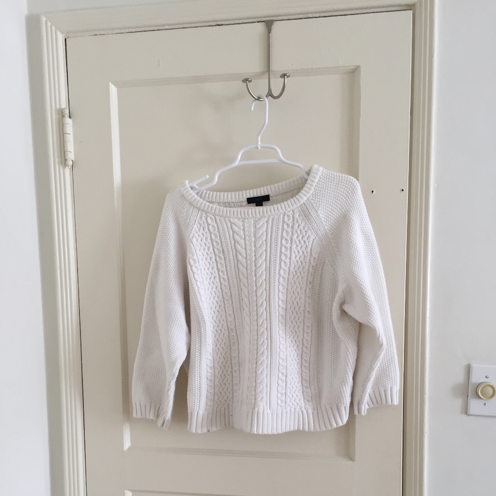 J Crew Bulky Cotton Sweater